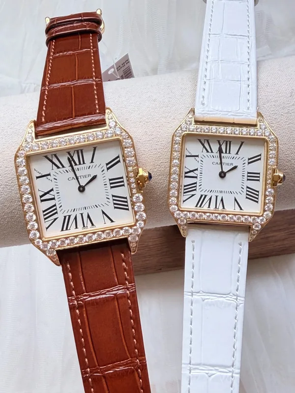 Seller listing image for Santos-style couple watch · 44 mm
